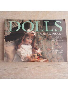 Dolls A Postcard Book Full-Color Images Tom Kelley Running Press 1991 Collectibl